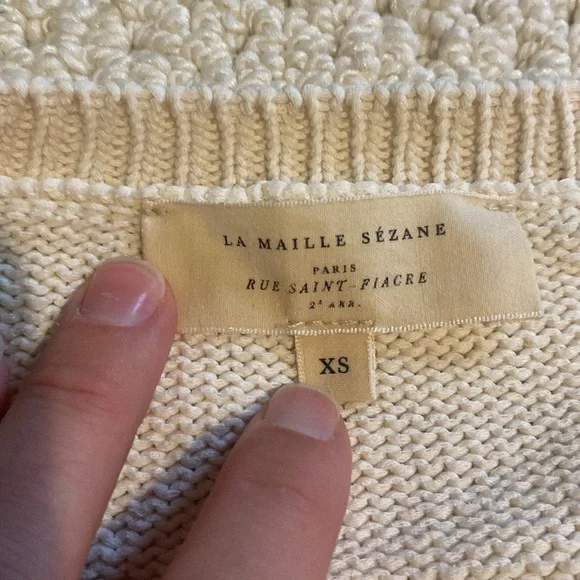 Sezane LÉONTINE JUMPER Size XS - Picture 6 of 7